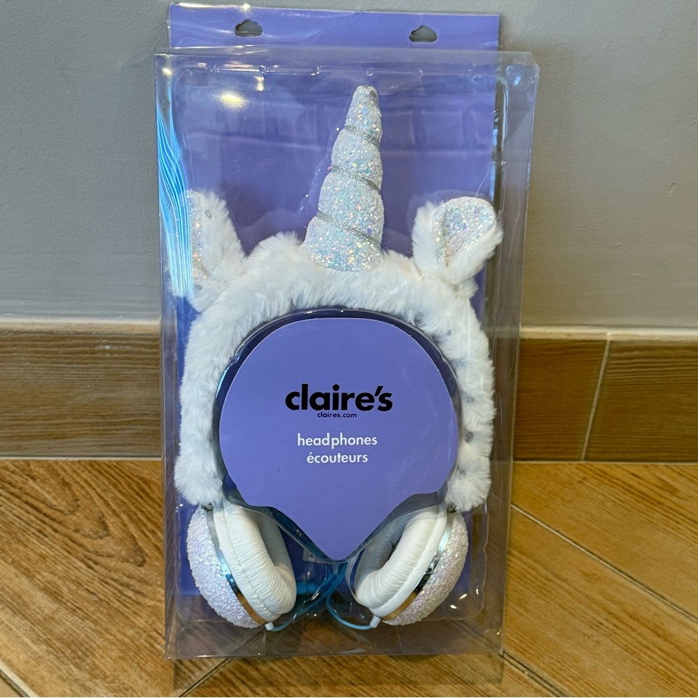 Claire's Unicorn Headphones- New
